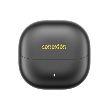 Logotrade promotional product image of: Urban Vitamin Santa Clara RCS plastic ENC earbuds