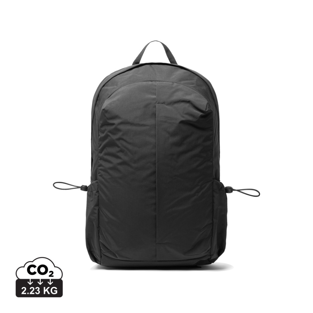 Logotrade advertising product picture of: KENTO URBAN RCS recycled nylon 15.6 inch Backpack with front