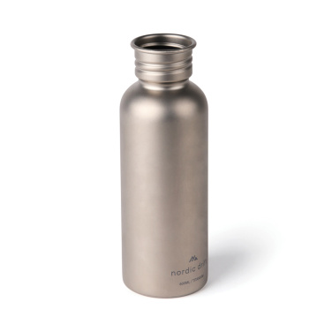 Logo trade promotional product photo of: Nordic Drift Trail Ultra Light Titanium 600ml Water Bottle