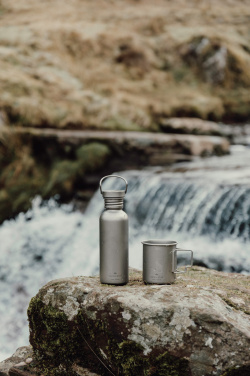 Logotrade promotional giveaway image of: Nordic Drift Trail Ultra Light Titanium 600ml Water Bottle