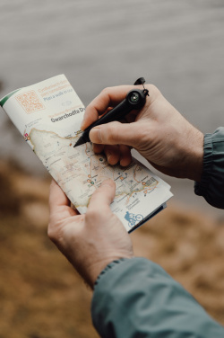 Logo trade promotional items image of: Nordic Drift Trial RCS Portable Infinity Pocket Pen W Compas