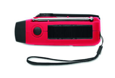 Logotrade business gift image of: Portable radio SOS with LED torch