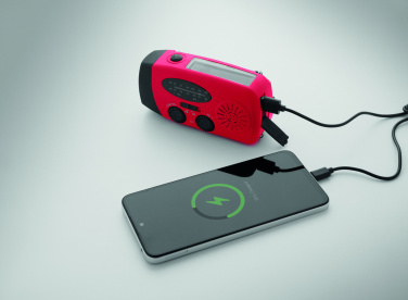 Logotrade promotional merchandise photo of: Portable radio SOS with LED torch