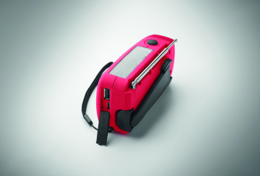 Logotrade promotional merchandise picture of: Portable radio SOS with LED torch