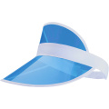 Bright cap with transparent visor , Blue