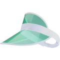 Bright cap with transparent visor , Green