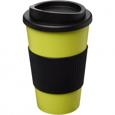 Logo trade reklaamkingid foto: Americano® 350 ml silikoonist võruga kohvitops