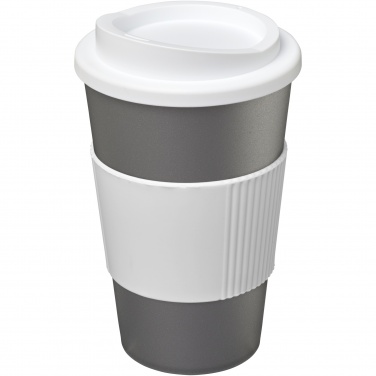 Logotrade meene foto: Americano® 350 ml silikoonist võruga kohvitops
