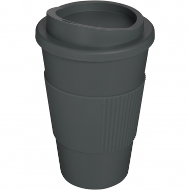 Logotrade meened pilt: Americano® 350 ml silikoonist võruga kohvitops