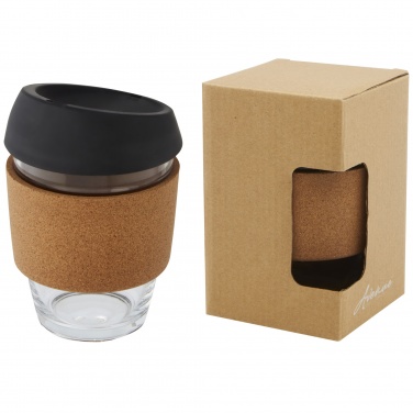 Logotrade meene foto: Lidan 360 ml borosilikaatklaasist termotops silikoonkaanega
