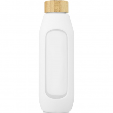 Logotrade ärikingi foto: Tidan 600 ml boorsilikaatklaasist pudel silikoonkäepidemega