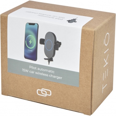 Logo trade ärikingid foto: Pilot 15W juhtmevaba automaatne autolaadija 