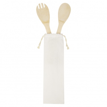 Logo trade meene pilt: Endiv bambusest salati lusikas ja kahvel