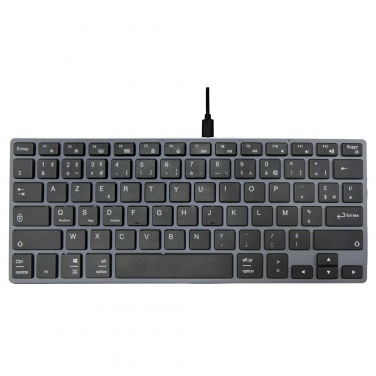 Logotrade firmakingituse foto: Hübriidjõudlusega Bluetooth-klaviatuur – AZERTY
