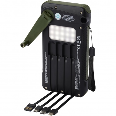 Logo trade ärikingituse pilt: Soldy 10 000 mAh RCS taaskasutatud plastist päikesedünamo jõupank 