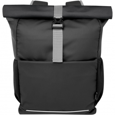Logotrade meened pilt: Aqua 15" GRS taaskasutatud veekindel rulliga rattakott 20L