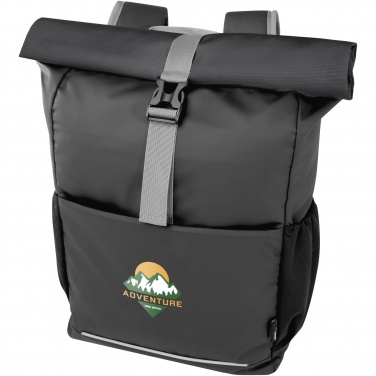 Logotrade firmakingi foto: Aqua 15" GRS taaskasutatud veekindel rulliga rattakott 20L
