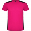 Detroidi lühikeste varrukatega unisex spordisärk, Fuksia / Täismust