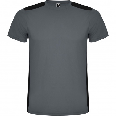 Logo trade firmakingituse pilt: Detroidi lühikeste varrukatega unisex spordisärk