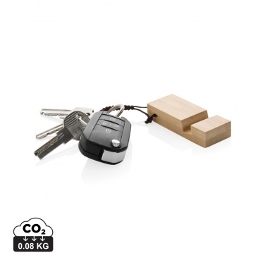 Logo trade firmakingitused foto: Standkey bambusest võtmehoidja telefonialus