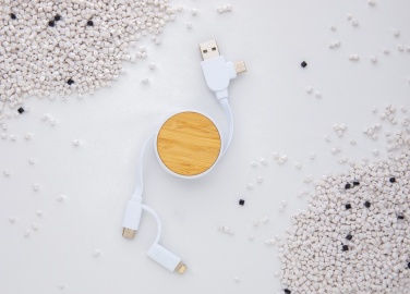 Logotrade reklaamkingid pilt: RCS taaskasutatud plastist Ontario 6-in-1 sissetõmmatav kaabel