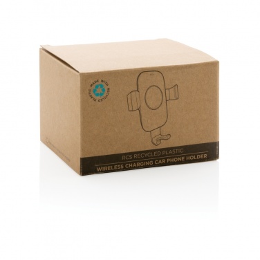 Logo trade ärikingi pilt: RCS taaskasutatud plastist 10W juhtmevaba laadimisega autohoidik