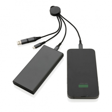 Logotrade firmakingid pilt: Terra RCS taaskasutatud alumiiniumist 6-in-1 laadimiskaabel