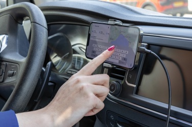 Logotrade reklaamkingituse foto: Acar RCS taaskasutatud plastikust 360 kraadi autotelefoni hoidik
