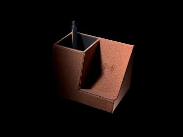 Logo trade firmakingitused foto: Korgist pliiatsihoidja ja 5W juhtmevaba laadija