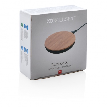 Logo trade reklaamtoote pilt: Bamboo X 5W juhtmevaba laadija