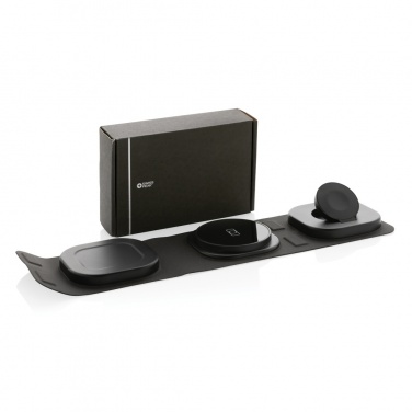 Logotrade firmakingi foto: Swiss Peak RCS rplastist kolm-ühes juhtmevaba 15W reisilaadija