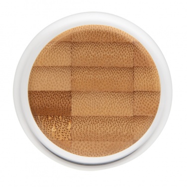 Logo trade meened foto: Impact borosilikaatklaasist pudel bambusest kaanega