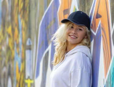 Logotrade ärikingid pilt: Impact AWARE™ Harjatud puuvillane 6 paneeliga kontrastkork 280gr