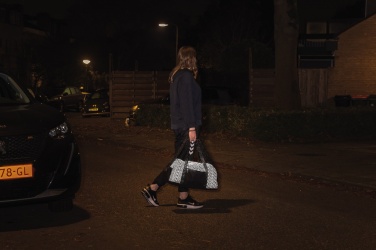 Logo trade reklaamkingituse pilt: AWARE™ RPET Peegeldav nädalavahetusekott