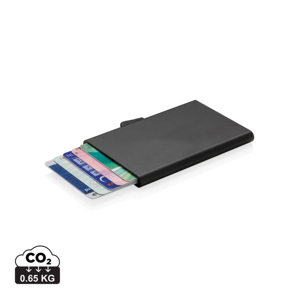 Logotrade reklaamkingitused pilt: C-Secure alumiiniumist RFID-kaardihoidja, kaarditasku