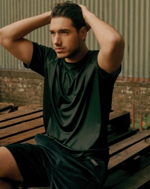 Logo trade reklaamtoote pilt: Iqoniq Tikal taaskasutatud polüestrist kiiresti kuivav spordisärk