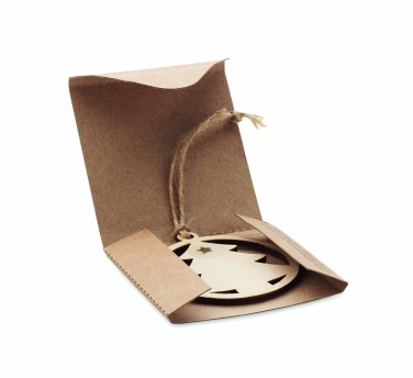 Logotrade reklaamtoote foto: Puidust puukujuline riidepuu