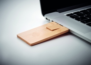 Logotrade reklaamkingituse foto: 16 GB bambusest korpusega USB