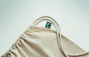 Logo trade firmakingi pilt: Nööriga kott Fairtrade