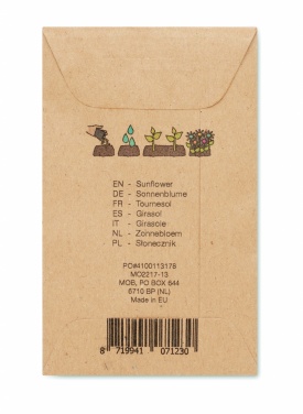 Logotrade reklaamtoote foto: Päevalilleseemned ümbrikus