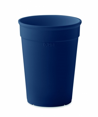Logotrade reklaamkingi foto: Taaskasutatud plastikust tass, 250 ml
