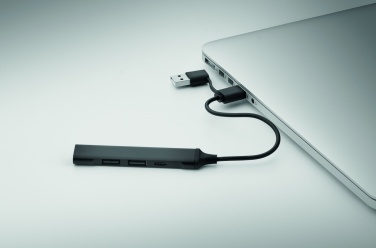 Logotrade firmakingituse foto: USB 4 pordiga jaotur 19 cm