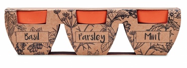 Logo trade firmakingi pilt: Terrakota 3 ürdipoti komplekt