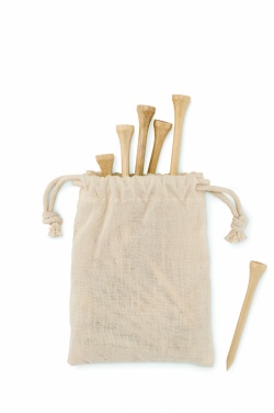 Logotrade meene foto: 20 bambusest golfi t-de komplekt