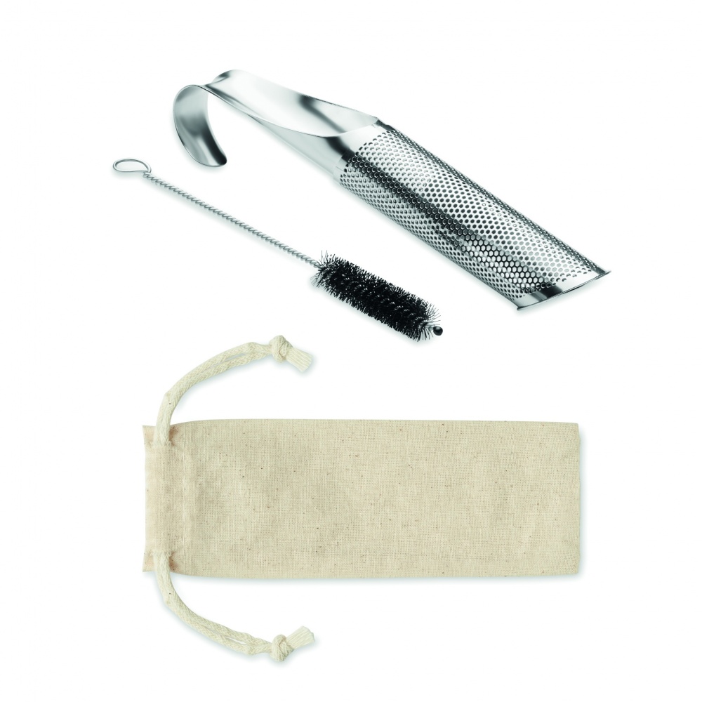 Logotrade ärikingituse foto: Roostevabast terasest teetõmmis