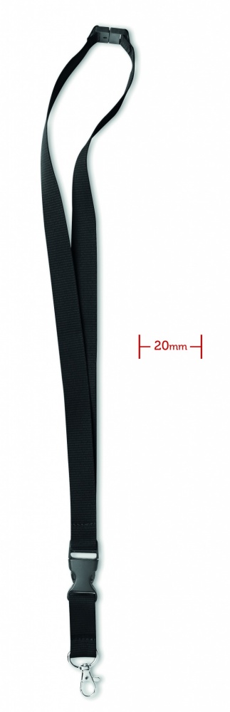 Logotrade reklaamkingid pilt: Kaelapael LANY 20 mm
