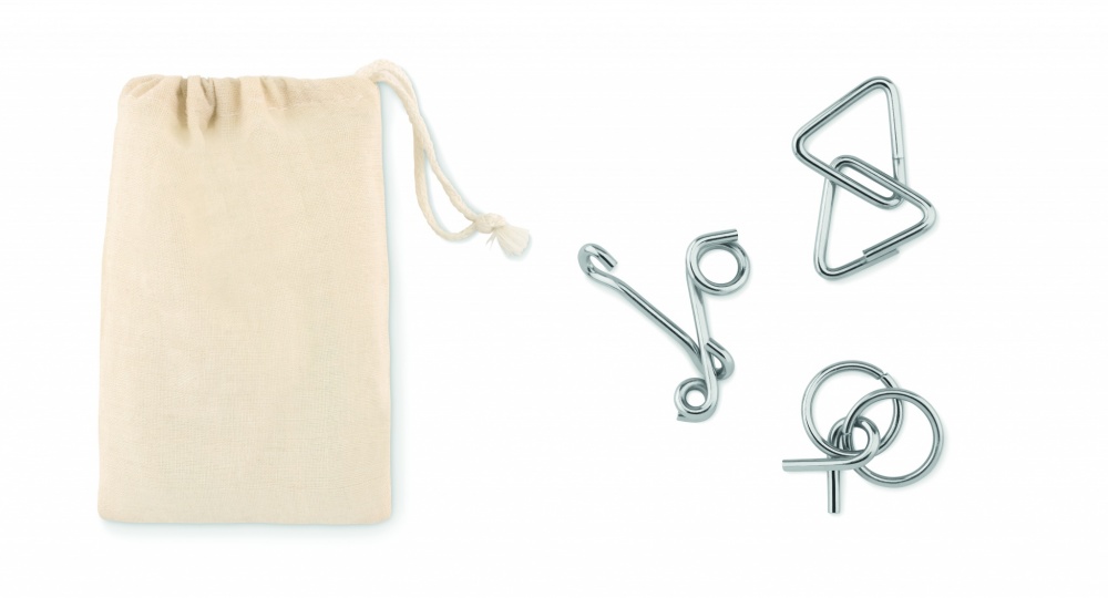 Logo trade ärikingitused foto: Komplektis 3 metallist ajumängu