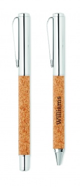 Logo trade meened foto: Metallist pastapliiatsi komplekt korgikarbis