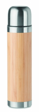Logotrade ärikingid pilt: Topeltseintega bambusest termos 400ml CHAN BAMBOO