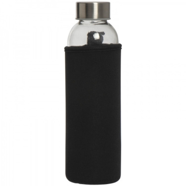 Logo trade meene pilt: Klaaspudel Klagenfurt roostevabast terasest korgiga 500 ml